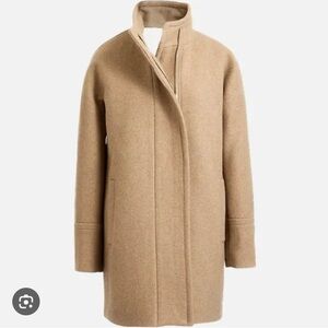 J-Crew women’s city coat, size 10, acorn color